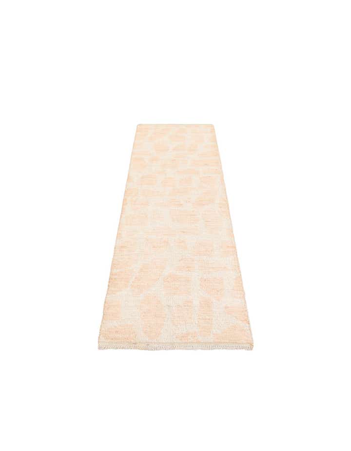2' 10 x 8' 4 Hand Knotted Moroccan Wool Runner Rug