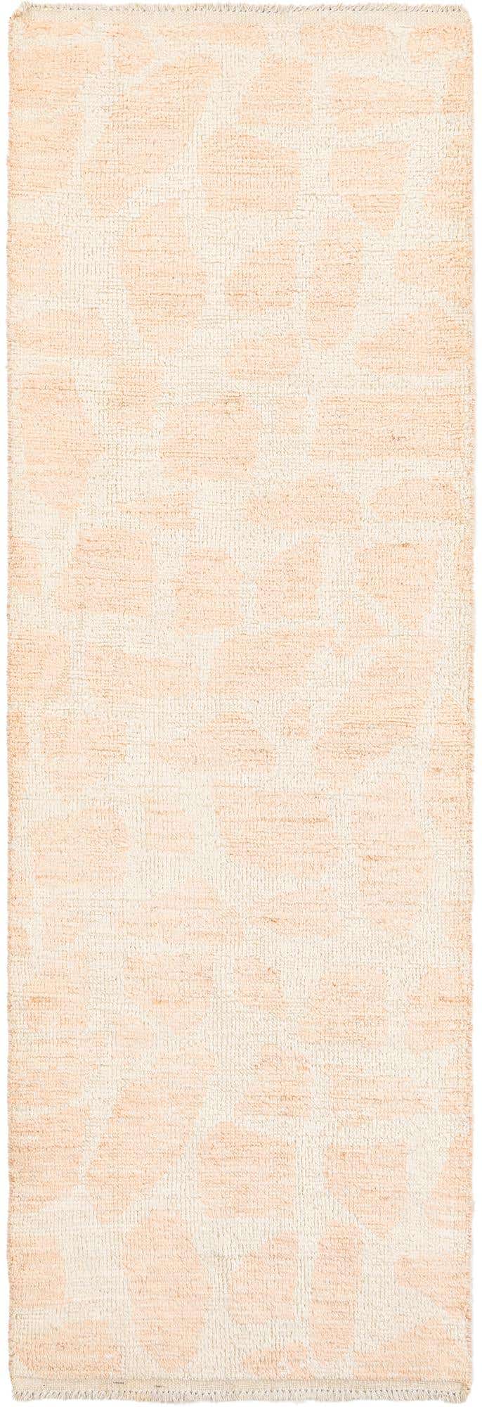 2' 10 x 8' 4 Hand Knotted Moroccan Wool Runner Rug