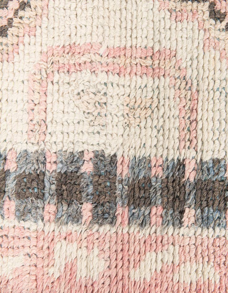 Detail image of 2' 9 x 8'  Hand Knotted Moroccan Wool Runner Rug