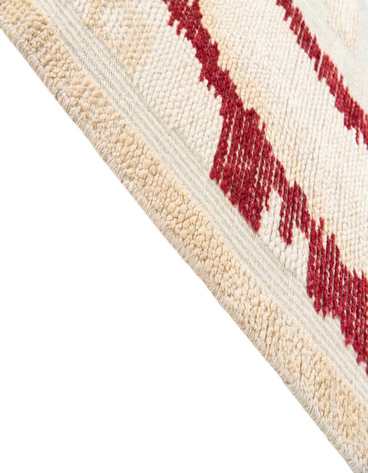 Detail image of 3' 3 x 12' 3  Hand Knotted Moroccan Wool Runner Rug