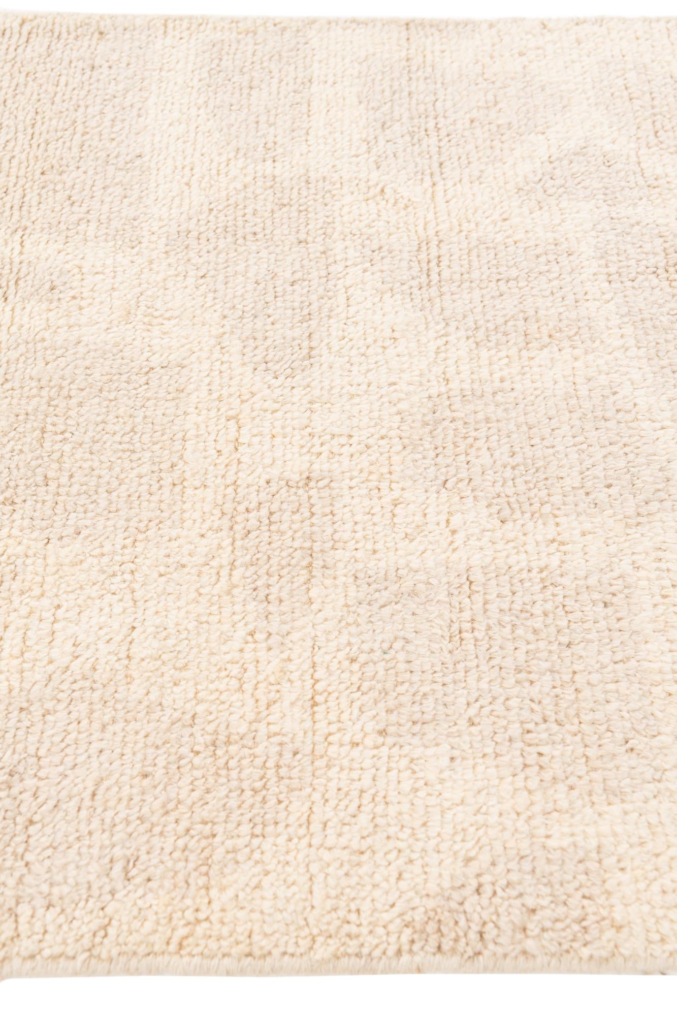 2' 7 x 8' 3 Hand Knotted Moroccan Wool Runner Rug