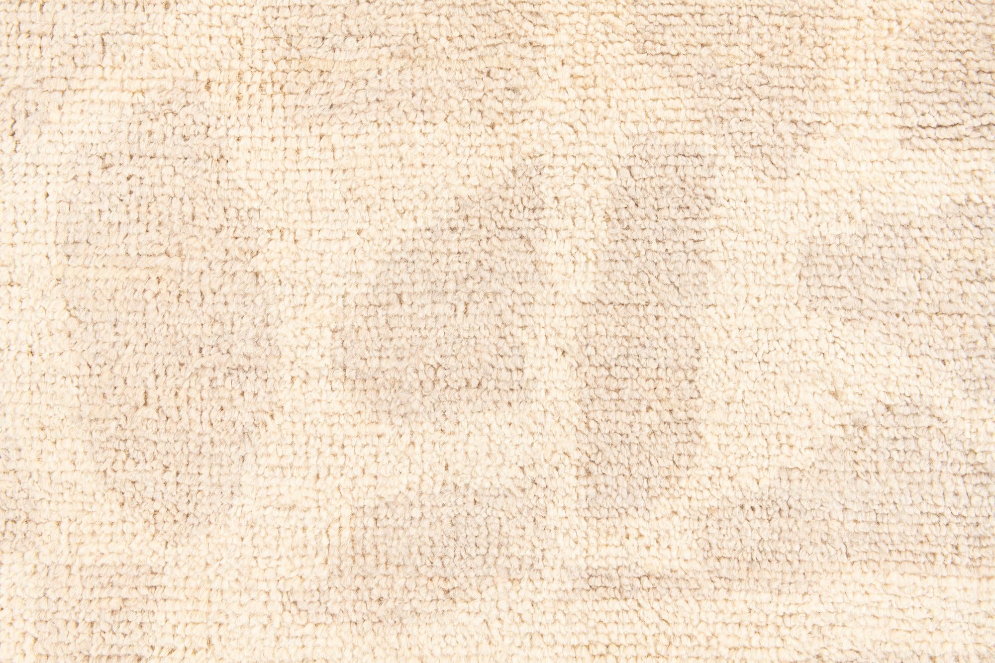 2' 7 x 8' 3 Hand Knotted Moroccan Wool Runner Rug