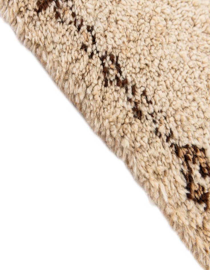 Detail image of 2' 3 x 4' 6  Hand Knotted Moroccan Wool Runner Rug