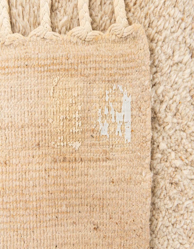 Detail image of 2' 3 x 4' 6  Hand Knotted Moroccan Wool Runner Rug
