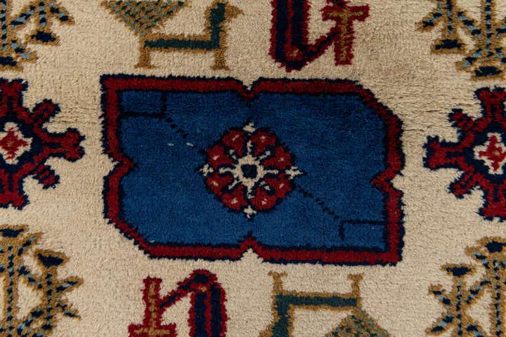 3' 4 x 9' 6 Hand Knotted Moroccan Wool Runner Rug