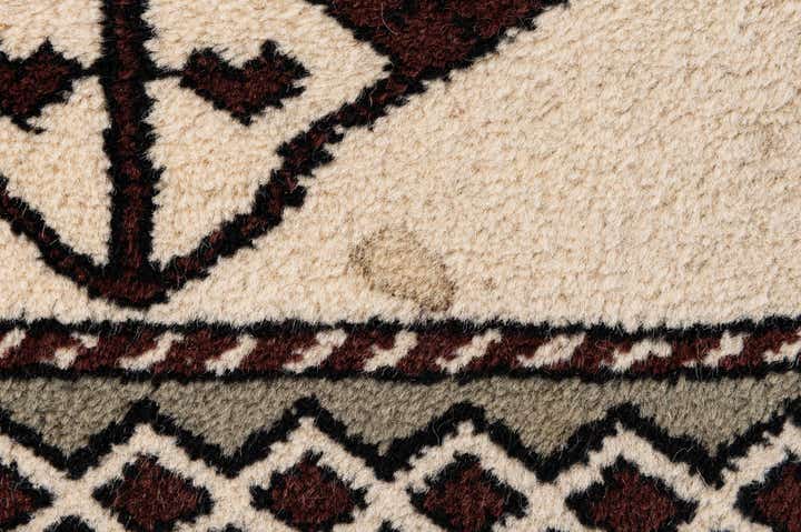 3' 4 x 6' 8 Hand Knotted Moroccan Wool Runner Rug