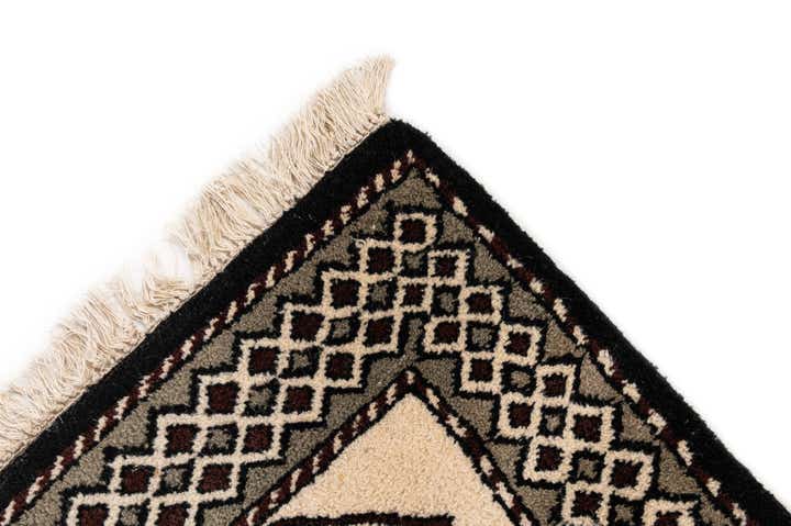 3' 4 x 6' 8 Hand Knotted Moroccan Wool Runner Rug
