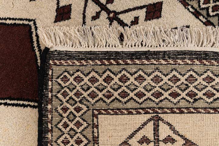 3' 4 x 6' 8 Hand Knotted Moroccan Wool Runner Rug