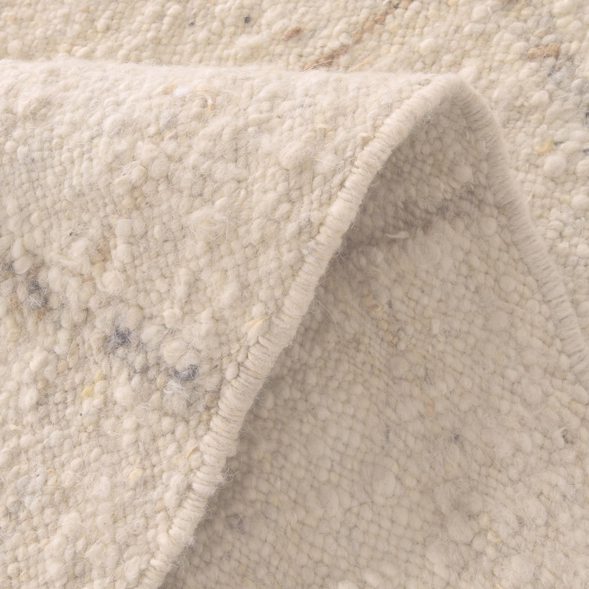 3' x 8' 2 Hand Knotted Moroccan Wool Runner Rug