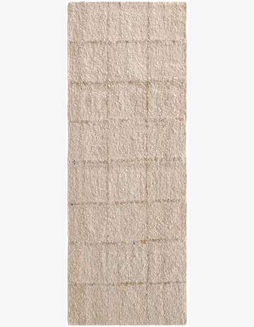 3' x 8' 2 Hand Knotted Moroccan Wool Runner Rug
