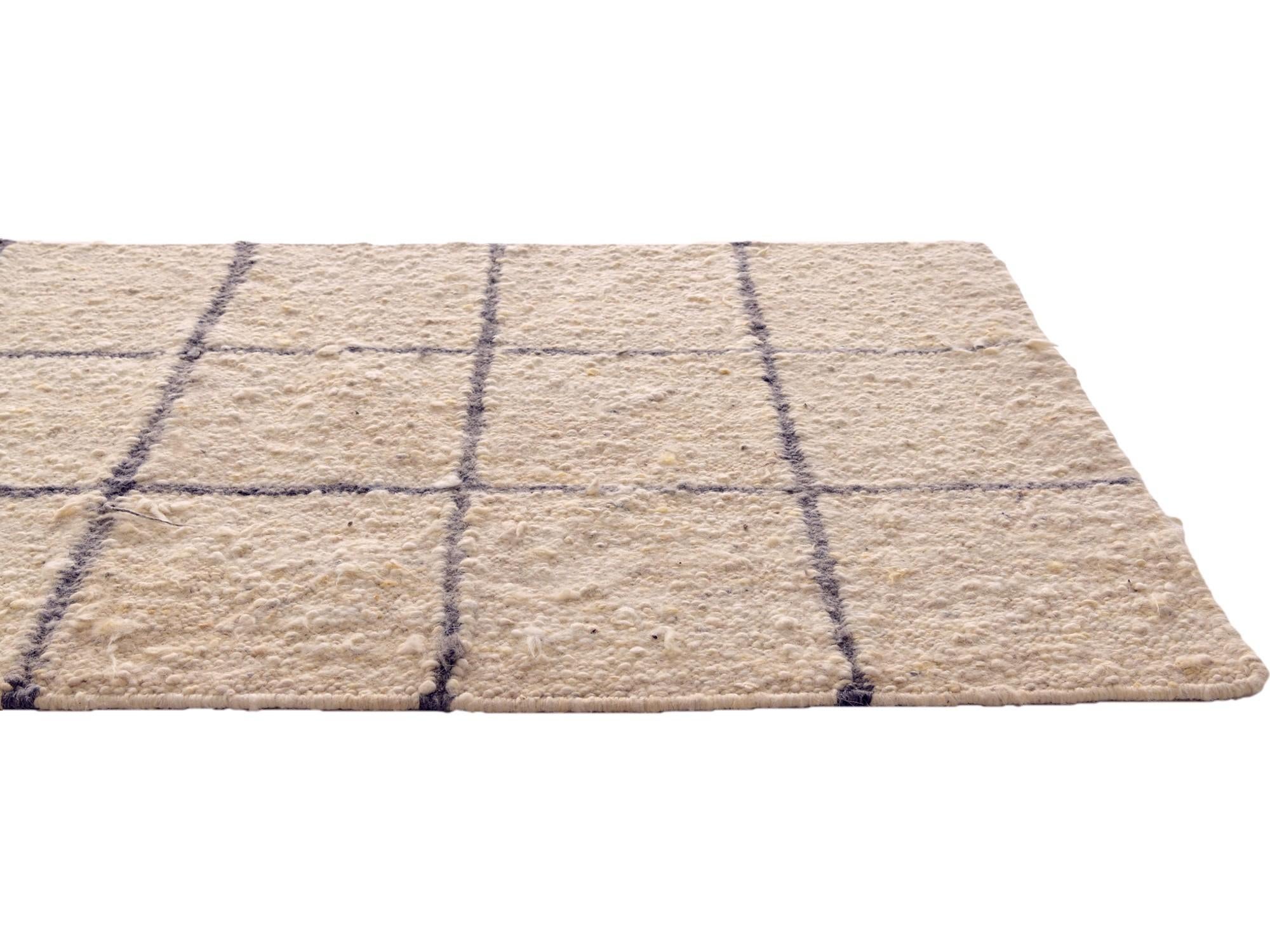 3' 1 x 8' Hand Knotted Moroccan Wool Runner Rug