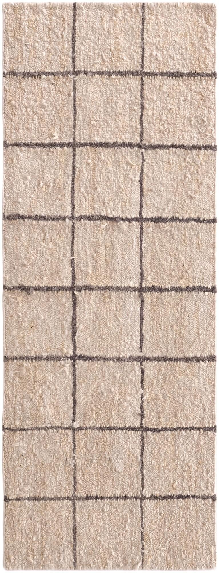 3' 1 x 8' Hand Knotted Moroccan Wool Runner Rug