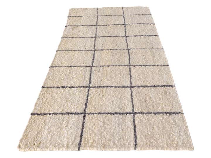 3' x 8' 1 Hand Knotted Moroccan Wool Runner Rug