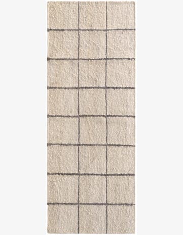 3' x 8' 1 Hand Knotted Moroccan Wool Runner Rug