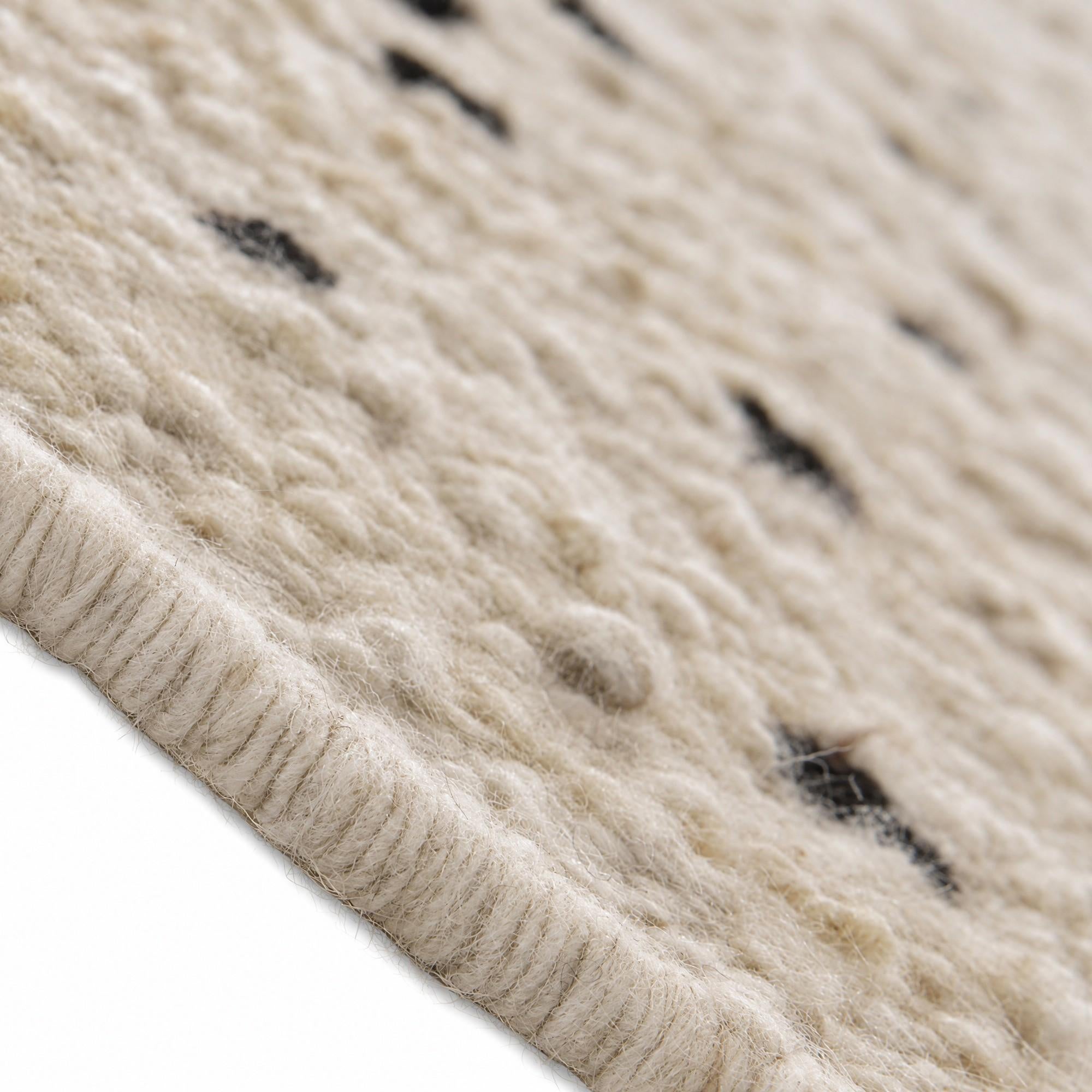 Detail image 8 of 12: 3' 1 x 8' 3 Hand Knotted Moroccan Wool Runner Rug