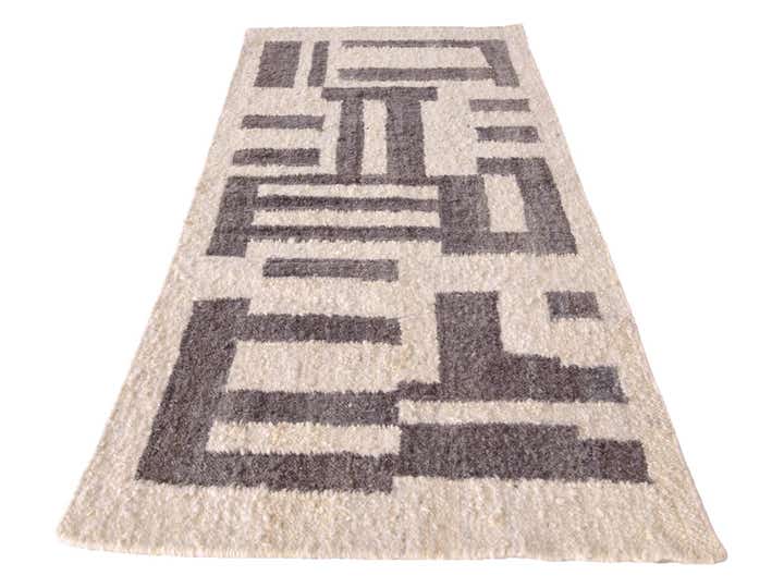 3' 1 x 8' 3 Hand Knotted Moroccan Wool Runner Rug