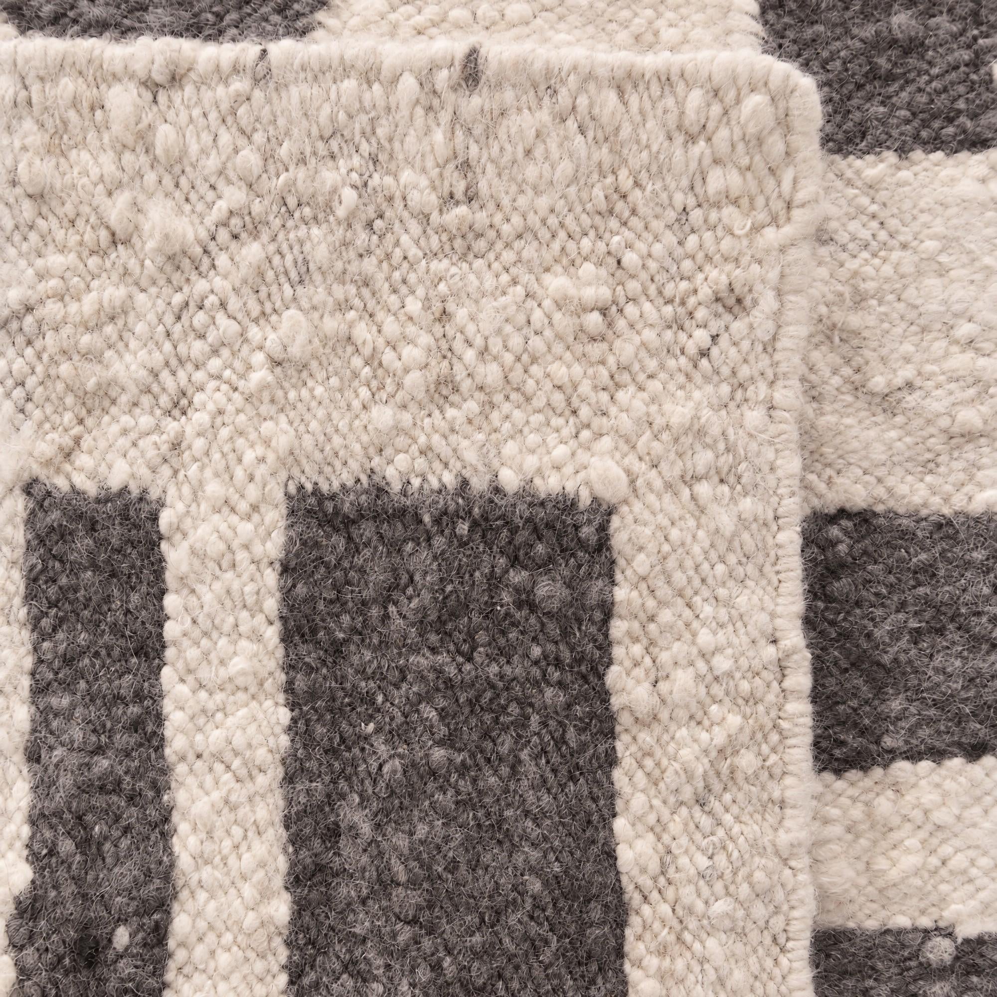 Detail image 12 of 12: 3' 1 x 8' 3 Hand Knotted Moroccan Wool Runner Rug