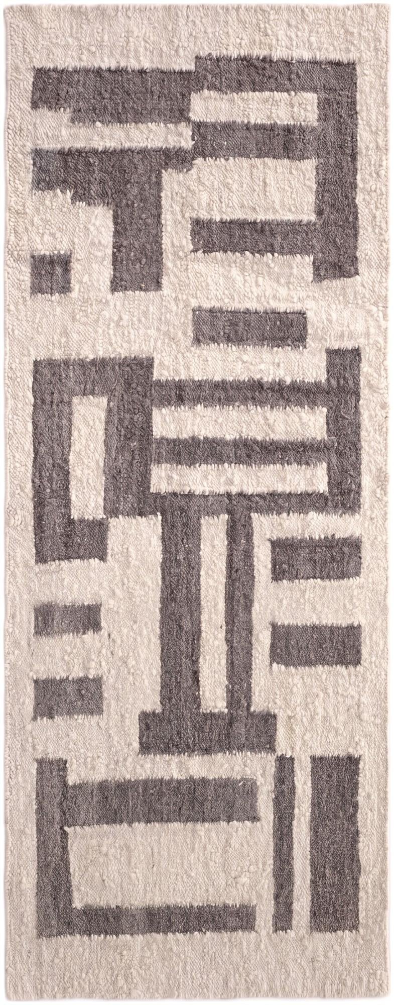 3' 1 x 8' 3 Hand Knotted Moroccan Wool Runner Rug