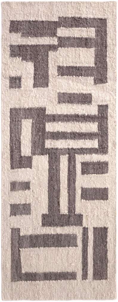 3' 1 x 8' 3 Hand Knotted Moroccan Wool Runner Rug