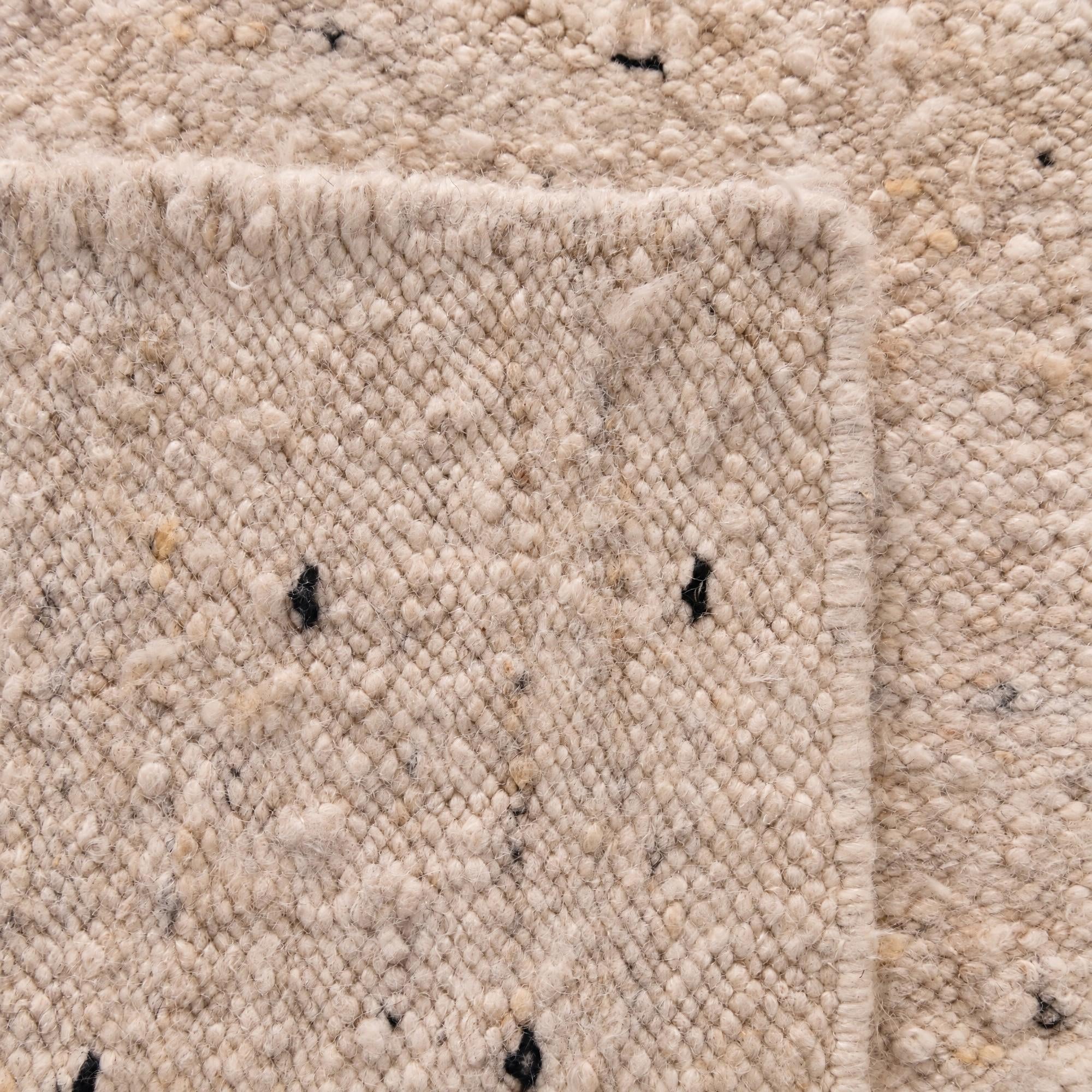 Detail image 12 of 12: 3' 1 x 8' 1 Hand Knotted Moroccan Wool Runner Rug