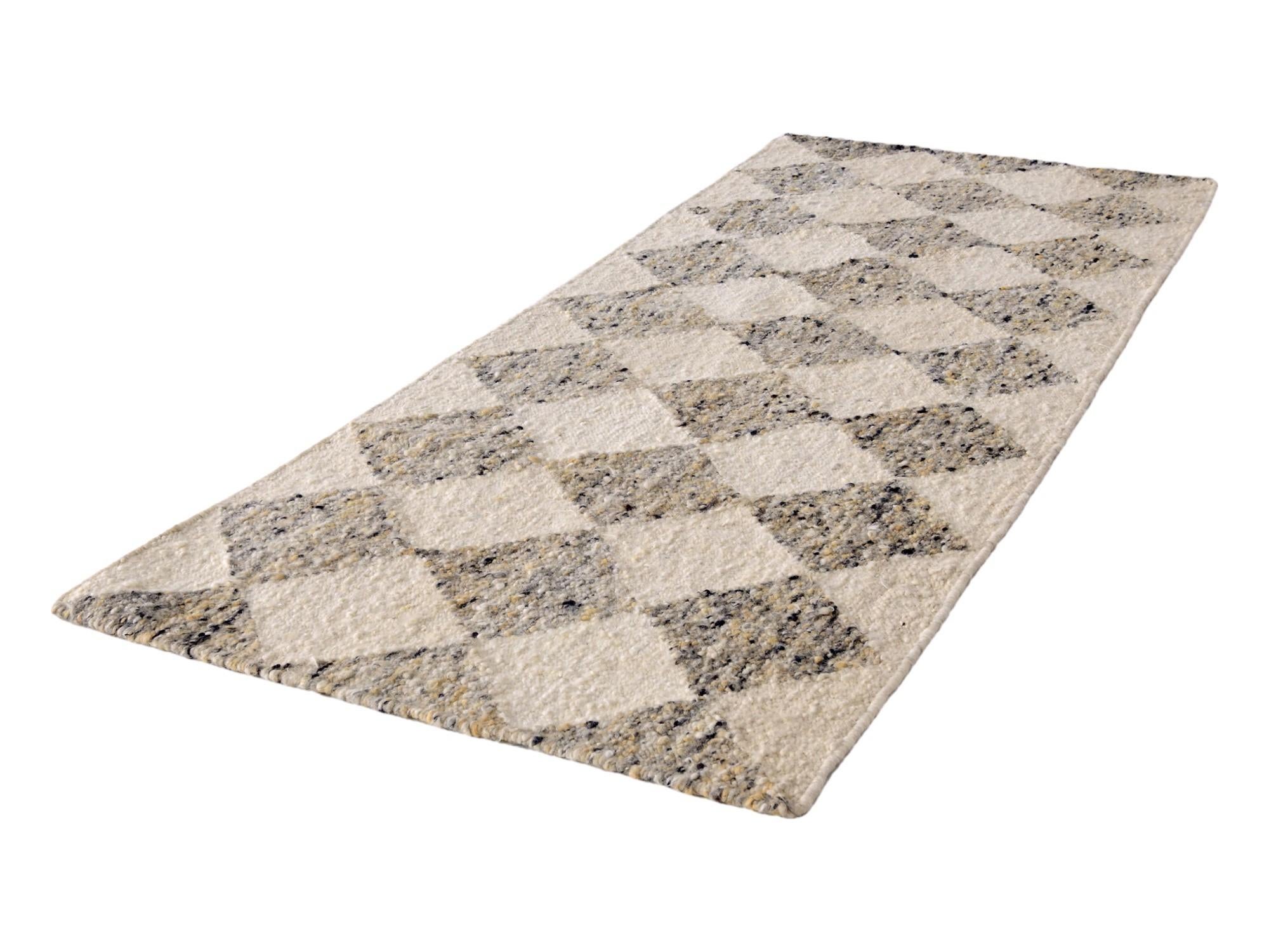 2' 9 x 8' 2 Hand Knotted Moroccan Wool Runner Rug