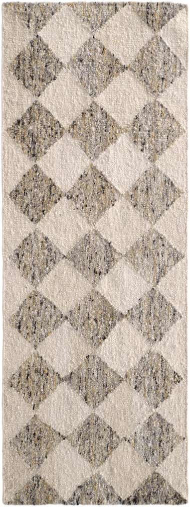 2' 9 x 8' 2 Hand Knotted Moroccan Wool Runner Rug
