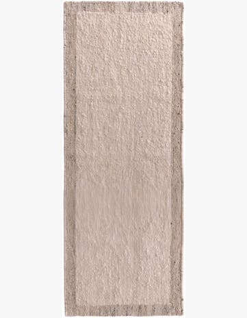 3' x 8' Hand Knotted Moroccan Wool Runner Rug