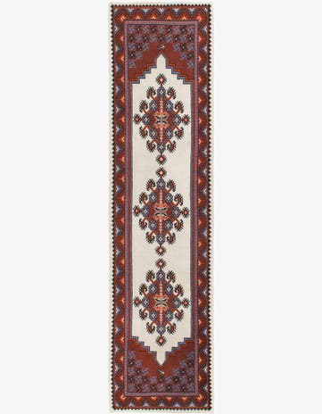 2' 9 x 10' 8 Hand Knotted Moroccan Wool Runner Rug
