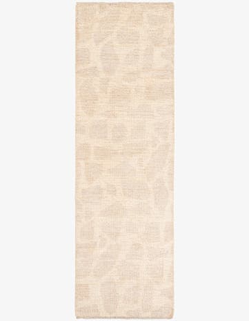 2' 8 x 8' 3 Hand Knotted Moroccan Wool Runner Rug