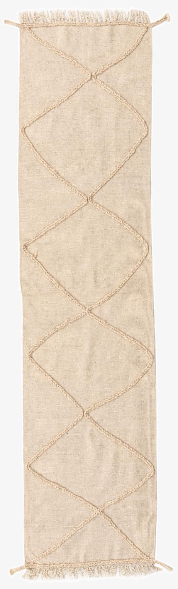 2' 5 x 10'  Hand Knotted Moroccan Wool Runner Rug