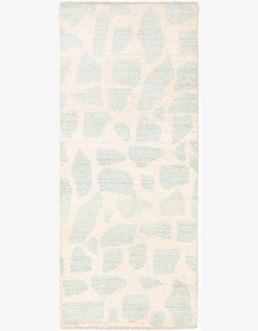 2' 6 x 6' Hand Knotted Moroccan Wool Runner Rug