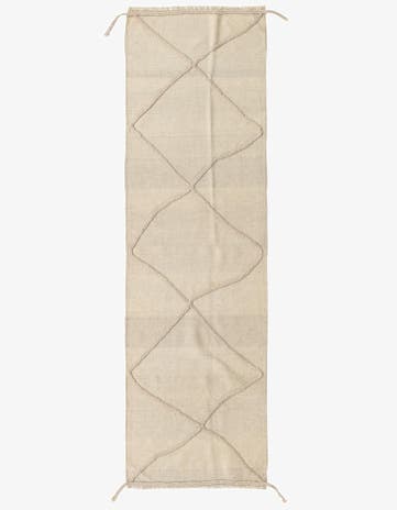 2' 5 x 8' 1 Hand Knotted Moroccan Wool Runner Rug