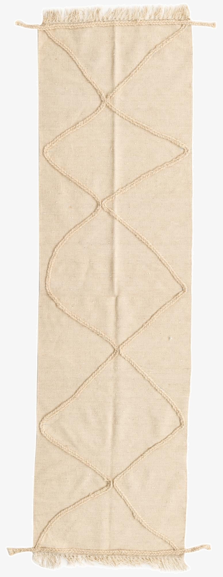 2' 5 x 8' 4  Hand Knotted Moroccan Wool Runner Rug