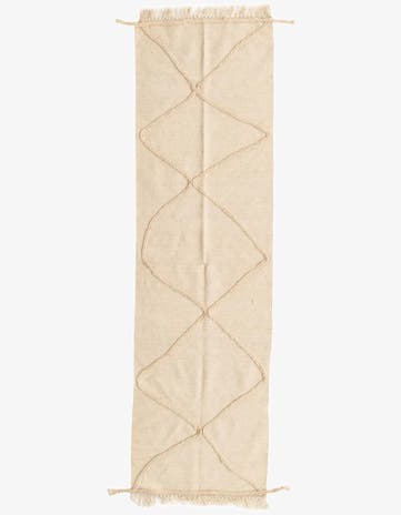 2' 5 x 8' 4 Hand Knotted Moroccan Wool Runner Rug