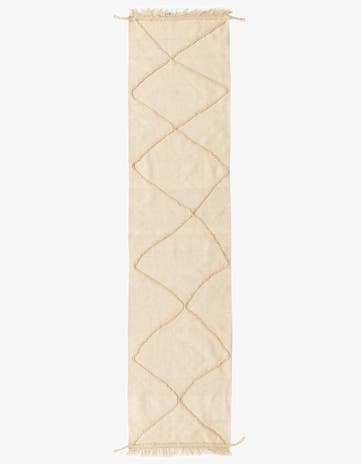 2' 5 x 10' 1 Hand Woven Moroccan Wool Runner Rug