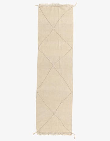 2' 3 x 8' 2 Hand Knotted Moroccan Wool Runner Rug