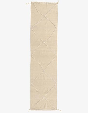 2' 6 x 10' Hand Knotted Moroccan Wool Runner Rug