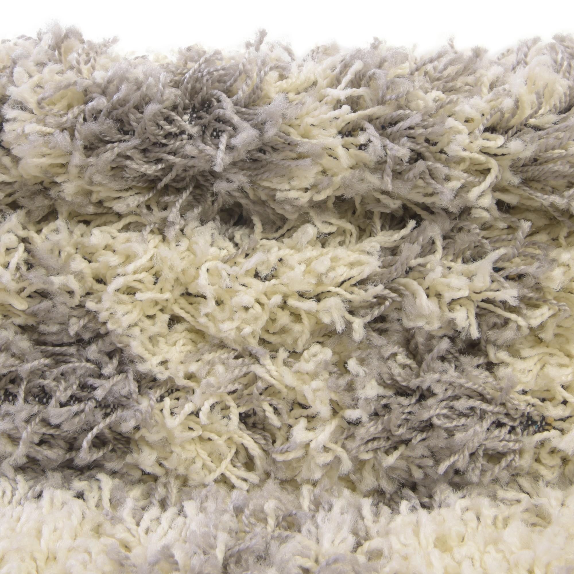 2' x 8' Moroccan Trellis Shag Runner Rug