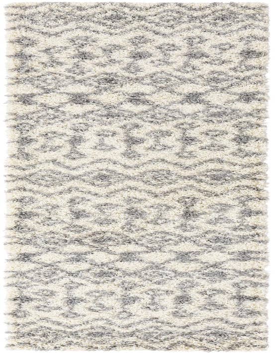 Detail image of 2' 7 x 10' Moroccan Trellis Shag Runner Rug