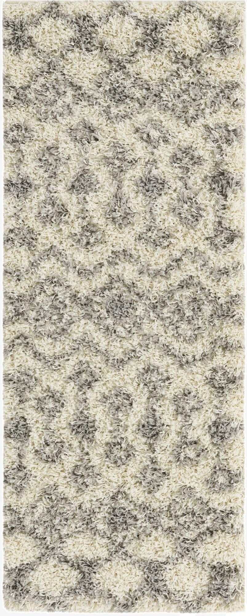 Primary image 2' x 5' Moroccan Trellis Shag Runner Rug