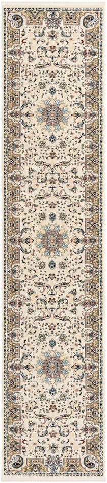 Detail image of 3' x 13' Nain Design Runner Rug