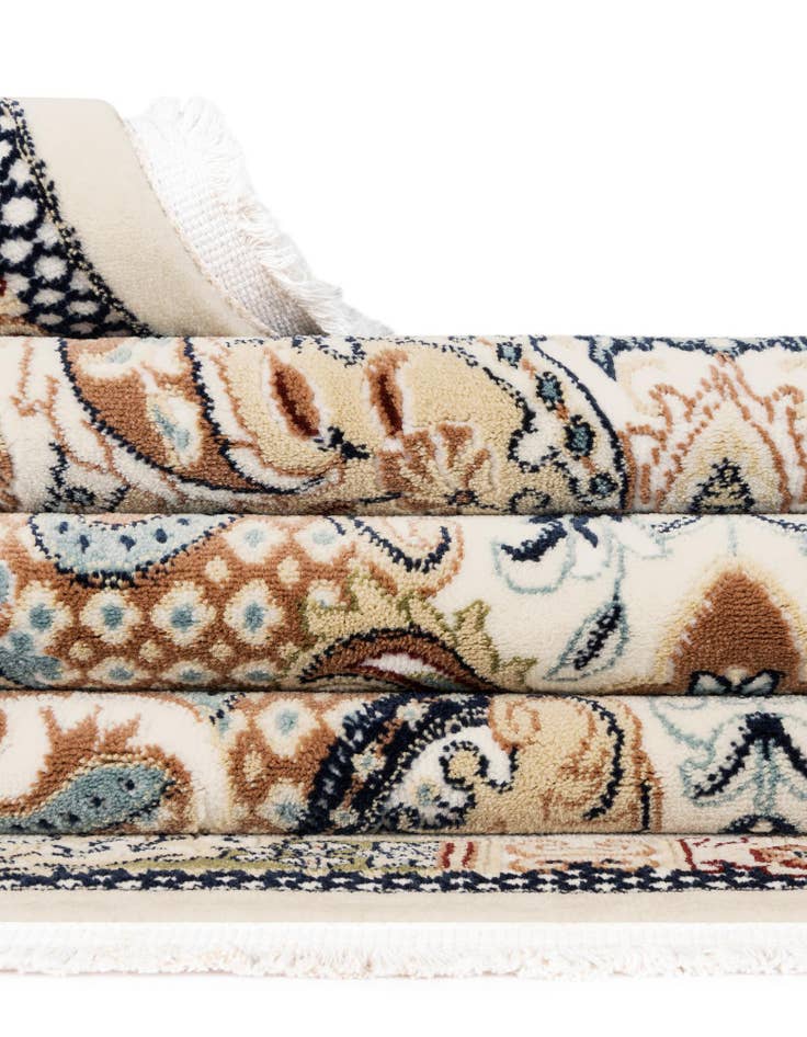 Detail image of 3' x 13' Nain Design Runner Rug
