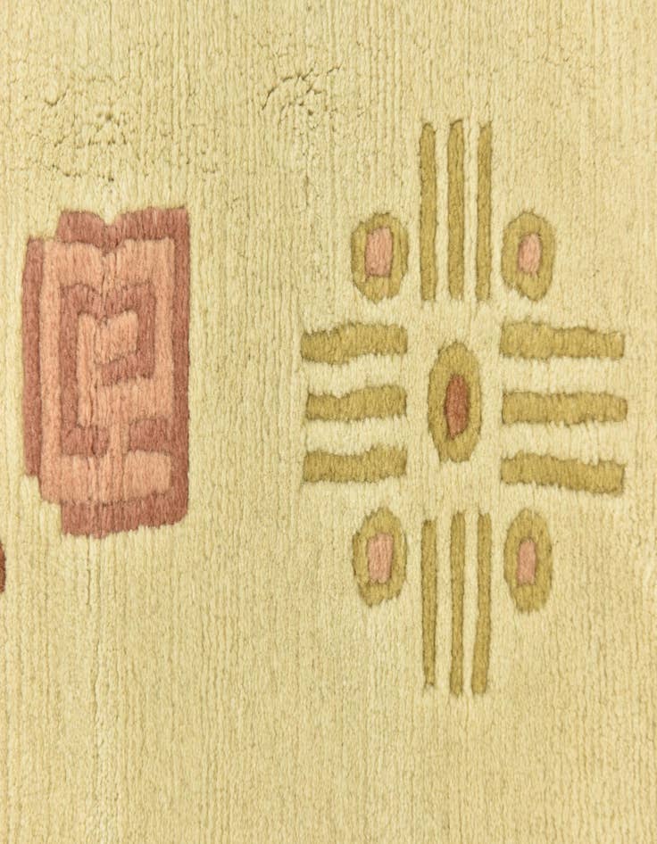 Detail image of 4' 7 x 9' 10  Hand Knotted Nepal Wool Runner Rug