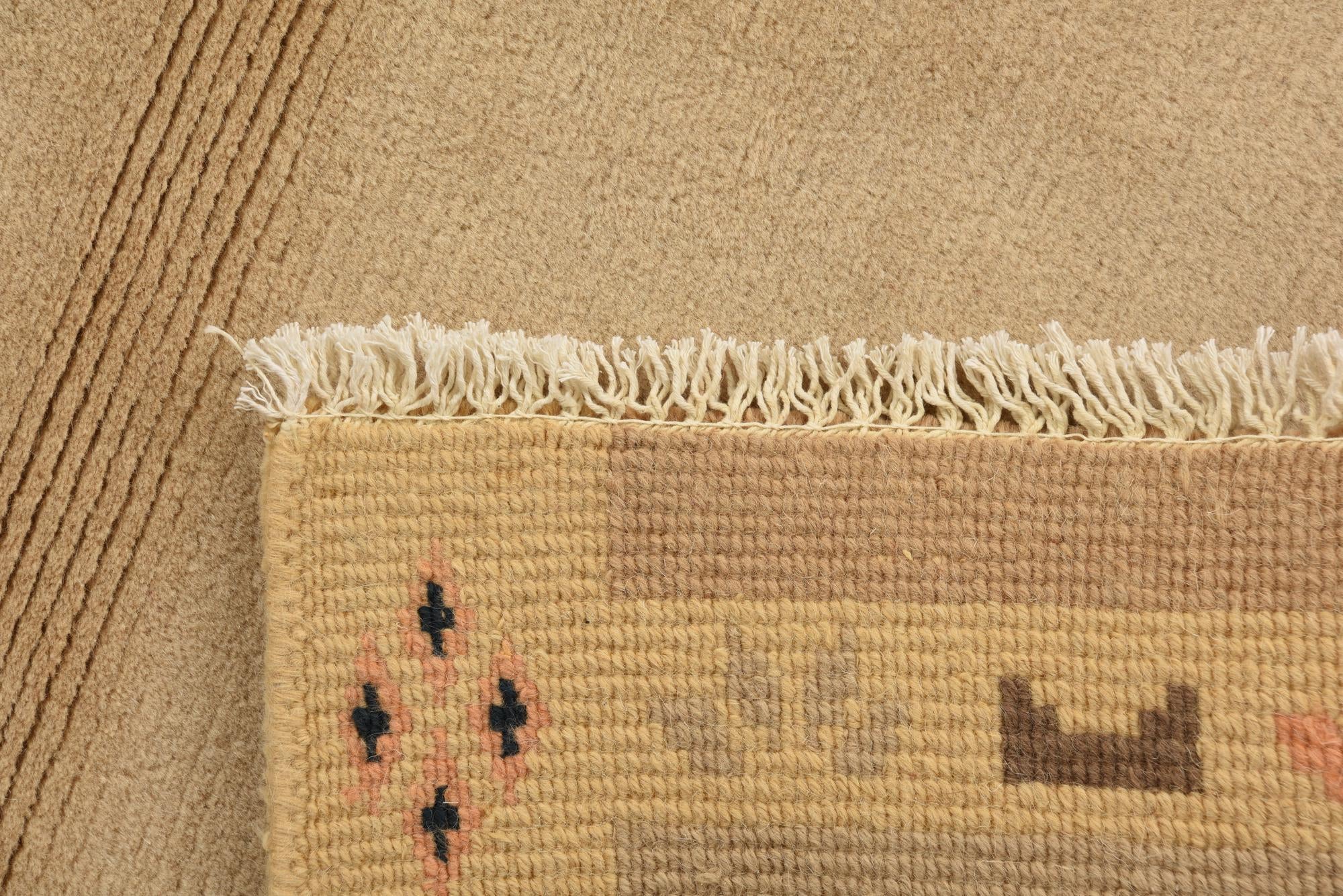 2' 9 x 7' 10 Hand Knotted Nepal Wool Runner Rug
