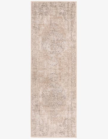 Ivory Oregon Runner Rug