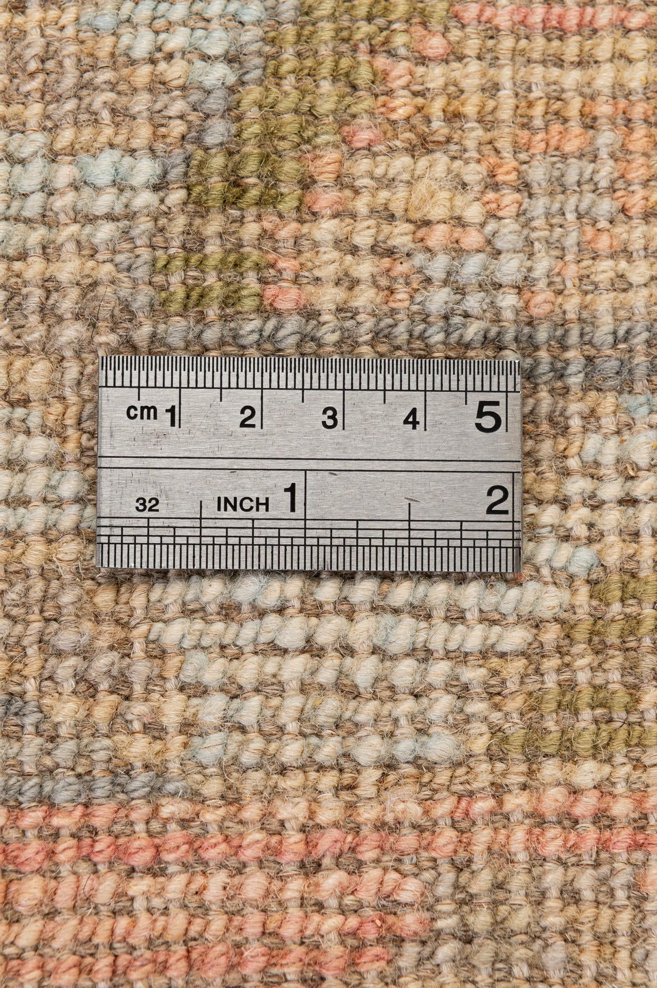 4' 2 x 9' 11 Hand Knotted Oushak Wool Runner Rug