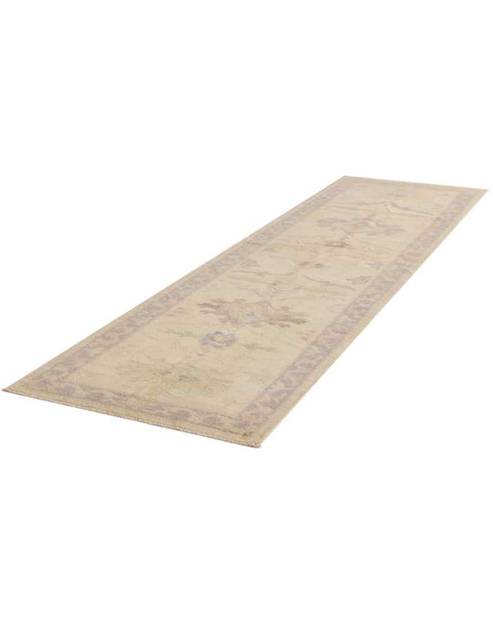 2' 7 x 9' 11 Hand Knotted Oushak Wool Runner Rug