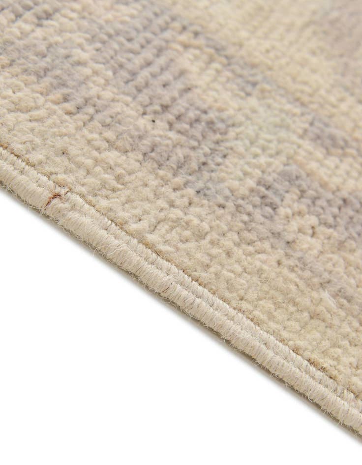 Detail image of 2' 7 x 9' 11  Hand Knotted Oushak Wool Runner Rug