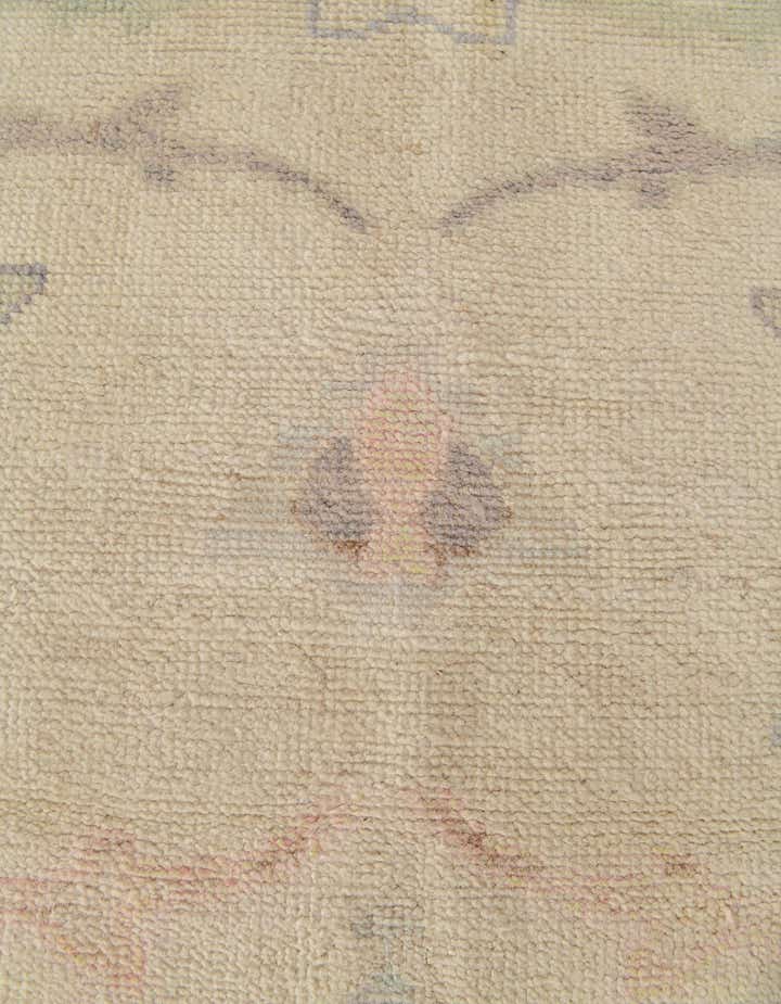 2' 7 x 9' 11 Hand Knotted Oushak Wool Runner Rug