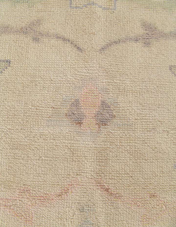 2' 7 x 9' 11 Hand Knotted Oushak Wool Runner Rug
